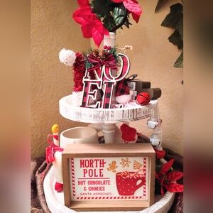 NEW Christmas Tiered Tray and Decor Rae Dunn Mug XTT3